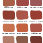 Palette terracotta nuancesdeclaire peinture liffré