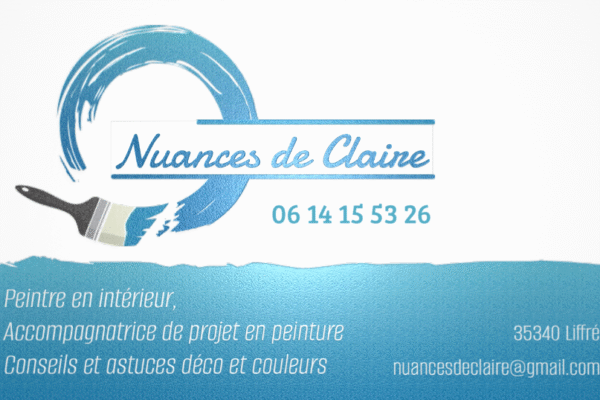 carte de visite nuancesdeclaire peinture liffré carte de visite nuancesdeclaire peinture liffré
